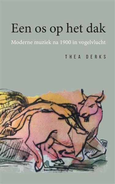Grote foto een os op het dak boeken muziek