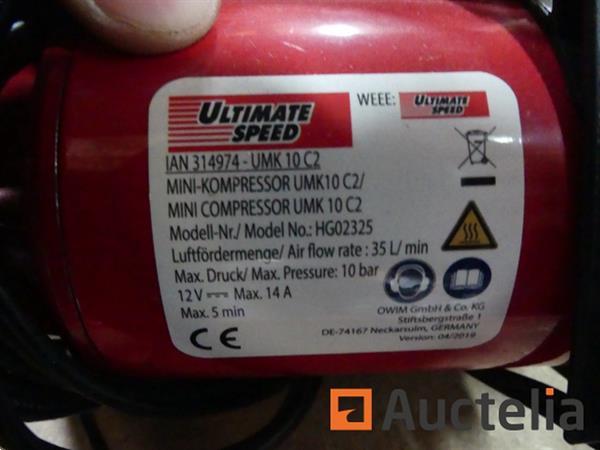Grote foto 8904 070 ultimate speed hg02325 draagbare luchtcompressor acculader doe het zelf en verbouw compressors