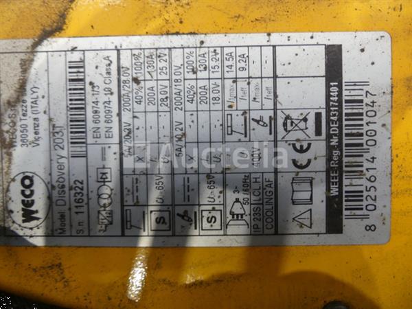 Grote foto weco discovery 203t max lasapparaat doe het zelf en verbouw ijzerwaren en bevestigingsmiddelen