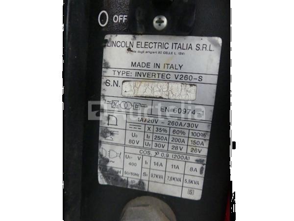 Grote foto lincoln elektrische invertec v 260s lasapparaat doe het zelf en verbouw ijzerwaren en bevestigingsmiddelen