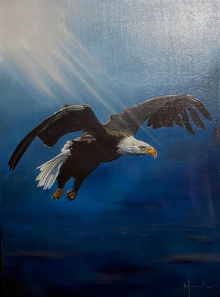 Grote foto kunsthandel gennep spread your wings antiek en kunst modern