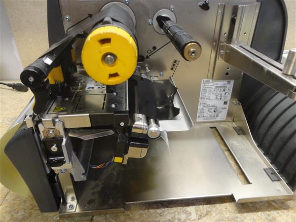 Grote foto zebra zt421 thermal transfer label printer cutter 300dpi usb network computers en software printers