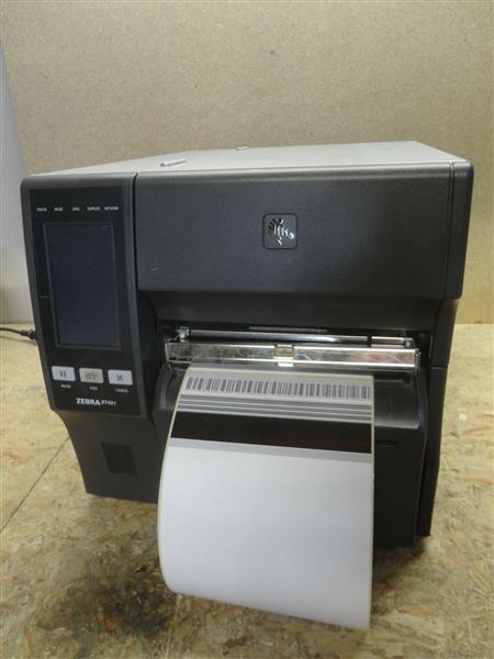 Grote foto zebra zt421 thermal transfer label printer cutter 300dpi usb network computers en software printers