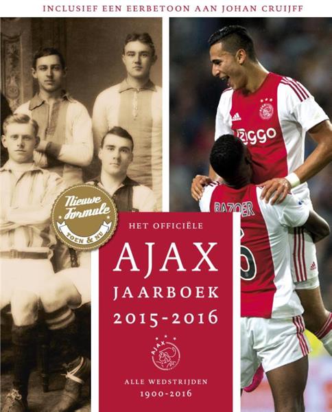 Grote foto het offici le ajax jaarboek 2015 2016 boeken hobby en vrije tijd