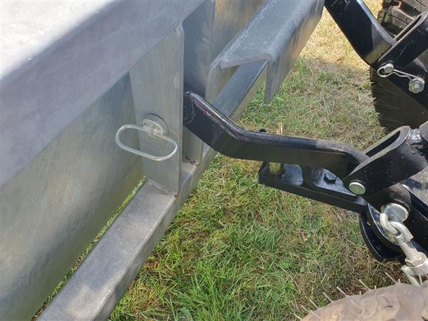 Grote foto kraffter transport grondbak 1.00 1.80m gegalvaniseerd agrarisch mechanisatie