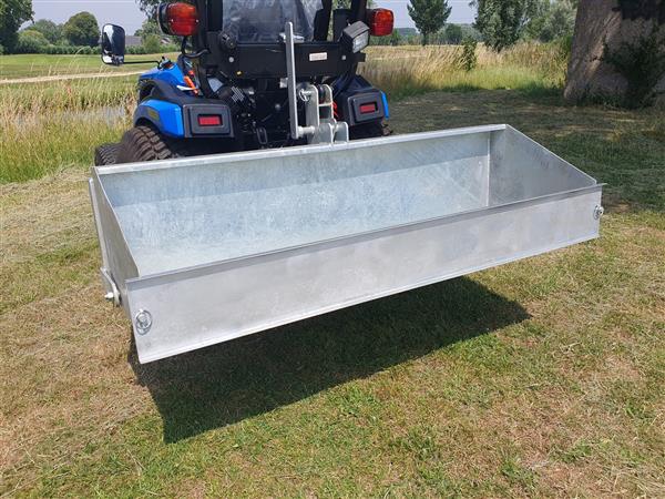 Grote foto kraffter transport grondbak 1.00 1.80m gegalvaniseerd agrarisch mechanisatie