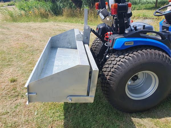 Grote foto kraffter transport grondbak 1.00 1.80m gegalvaniseerd agrarisch mechanisatie
