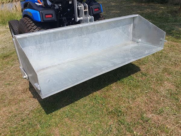Grote foto kraffter transport grondbak 1.00 1.80m gegalvaniseerd agrarisch mechanisatie