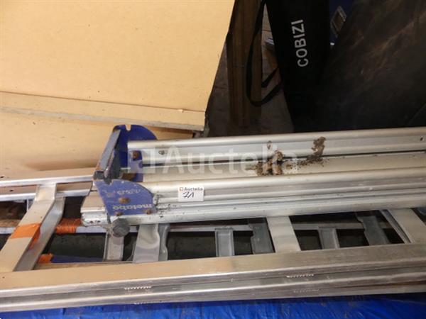 Grote foto metabo kgs254 opklapbare tafel radiaalzaag doe het zelf en verbouw gereedschappen en machines