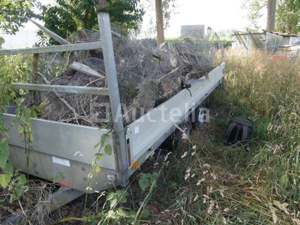 Grote foto saris p20a aluminium dubbelas aanhangwagen agrarisch aanhangwagens
