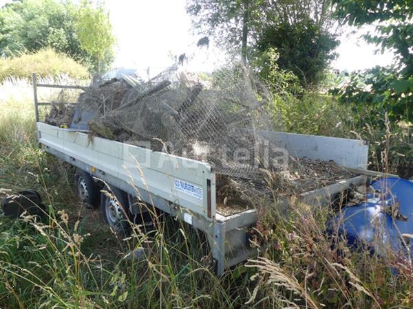 Grote foto saris p20a aluminium dubbelas aanhangwagen agrarisch aanhangwagens