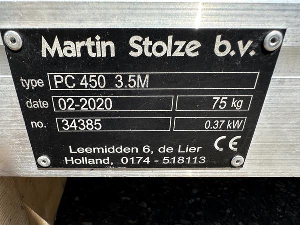 Grote foto martin stolze pc 450 3.5m transportband 350 cm x 45 cm agrarisch transportbanden