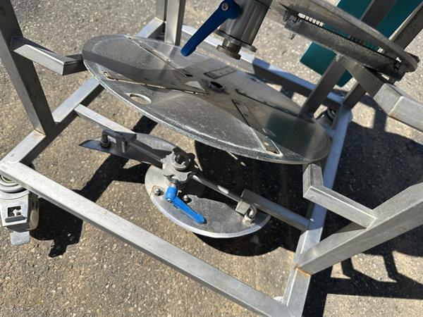Grote foto kronen gs10 snijmachine met snijtafel van roestvrij staal agrarisch tuinbouw