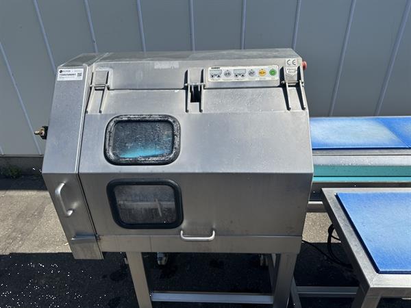 Grote foto kronen gs10 snijmachine met snijtafel van roestvrij staal agrarisch tuinbouw
