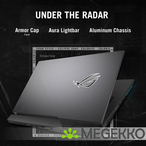 Grote foto asus rog strix g17 g713pi hx130w 17.3 amd ryzen 9 rtx 4070 gaming laptop computers en software overige computers en software