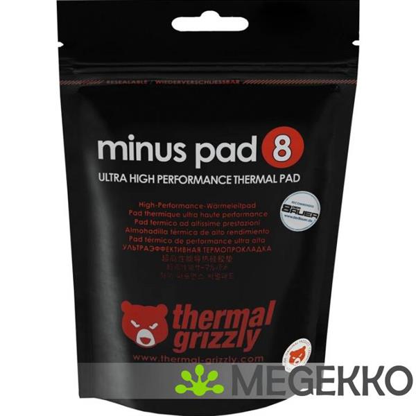Grote foto thermal grizzly minus pad 8 heat sink compound computers en software overige computers en software