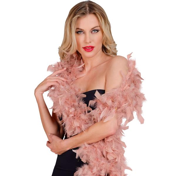 Grote foto boa antiek roze 180 cm 50 gram verzamelen overige verzamelingen