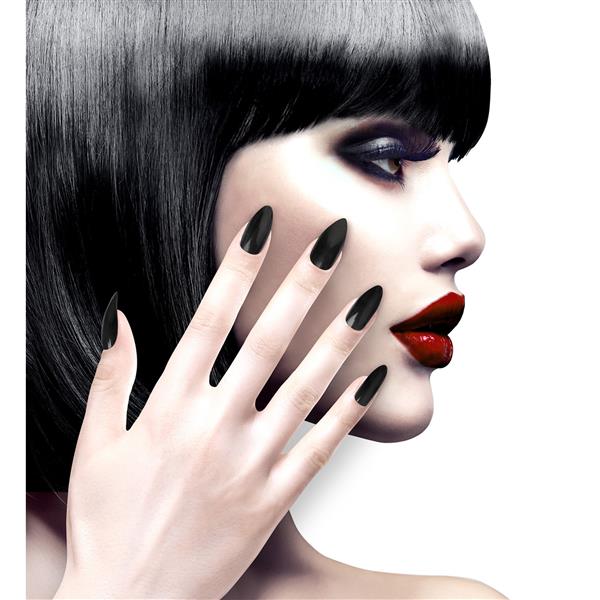 Grote foto nagels stiletto zwart verzamelen overige verzamelingen