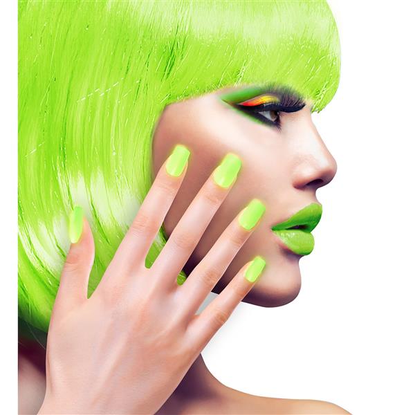 Grote foto nagels airbrush neon groen verzamelen overige verzamelingen