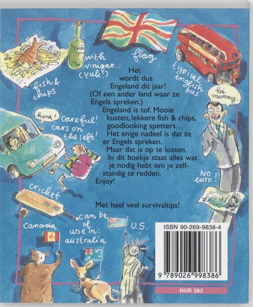 Grote foto hoe overleef ik mijn vakantie in engeland boeken jeugd 13 jaar en ouder