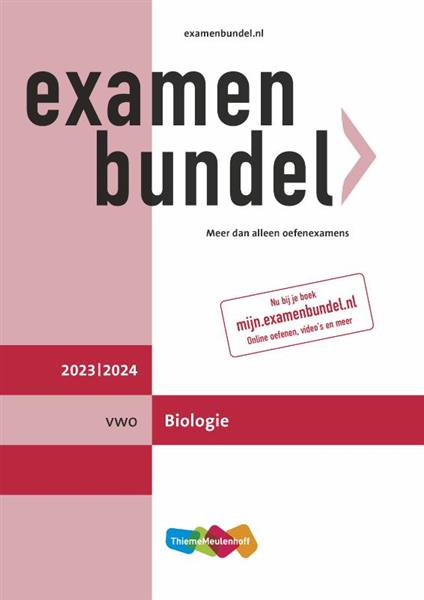 Grote foto examenbundel vwo biologie 2023 2024 boeken overige boeken