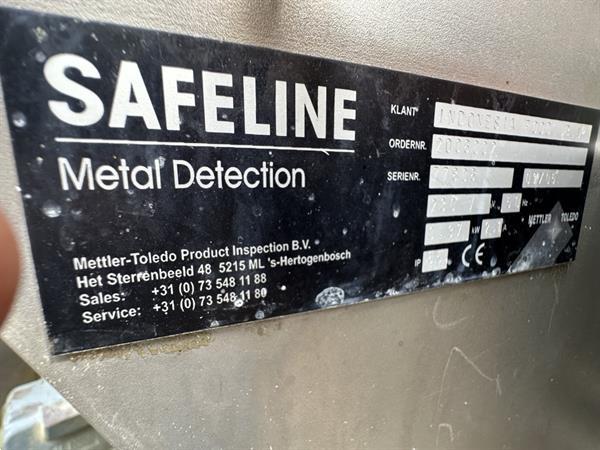Grote foto mettler safeline metaaldetector agrarisch tuinbouw