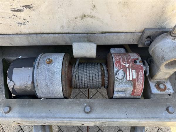 Grote foto hotrarijs kp 25 aanhanger elektrische kipper afzetsysteem met lier 2 bakken 2002 agrarisch aanhangwagens