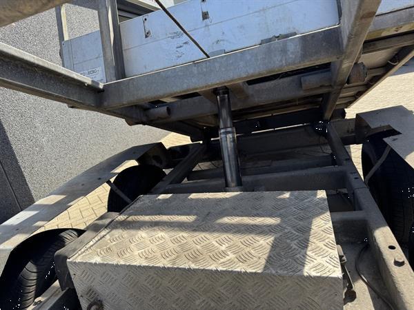 Grote foto hotrarijs kp 25 aanhanger elektrische kipper afzetsysteem met lier 2 bakken 2002 agrarisch aanhangwagens