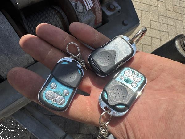 Grote foto hotrarijs kp 25 aanhanger elektrische kipper afzetsysteem met lier 2 bakken 2002 agrarisch aanhangwagens