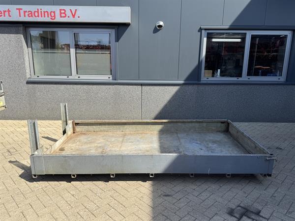 Grote foto hotrarijs kp 25 aanhanger elektrische kipper afzetsysteem met lier 2 bakken 2002 agrarisch aanhangwagens
