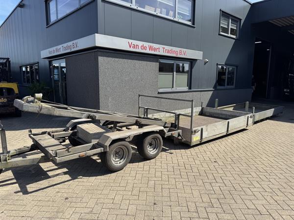 Grote foto hotrarijs kp 25 aanhanger elektrische kipper afzetsysteem met lier 2 bakken 2002 agrarisch aanhangwagens