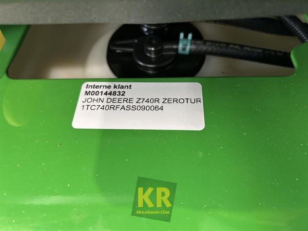 Grote foto john deere z740r 693004 agrarisch akkerbouw