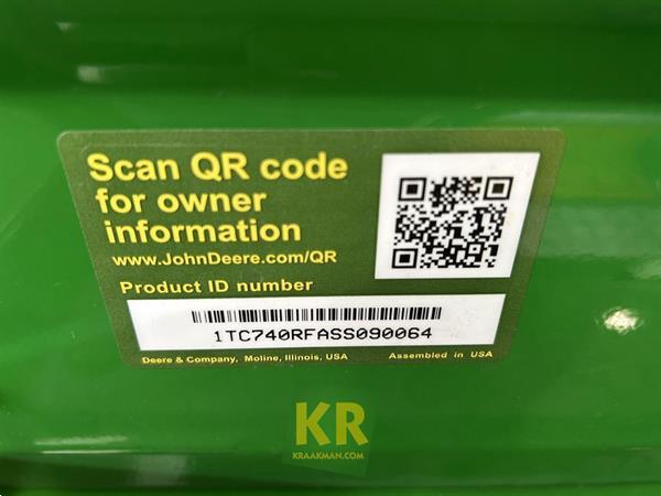 Grote foto john deere z740r 693004 agrarisch akkerbouw