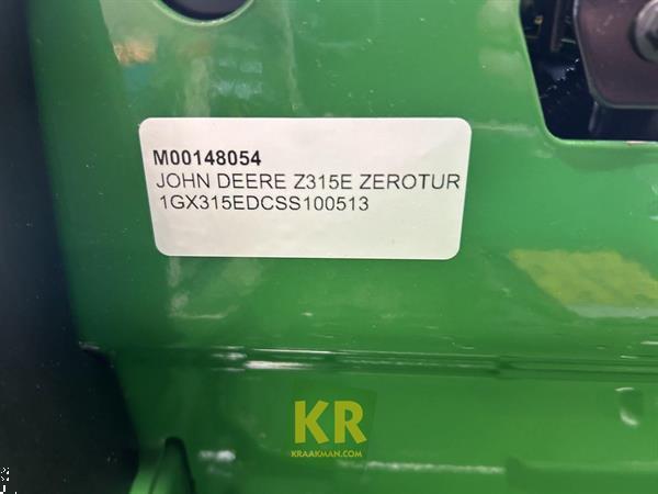 Grote foto john deere z315e zeroturn maaier 696240 agrarisch akkerbouw