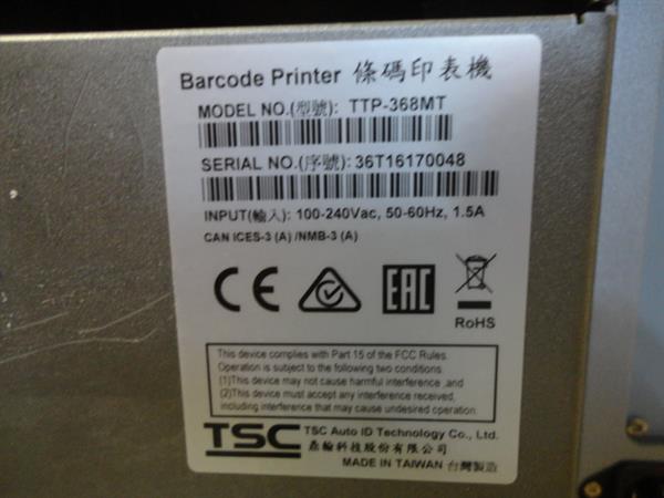 Grote foto tsc ttp 368mt 300dpi barcode label printer usb network computers en software printers