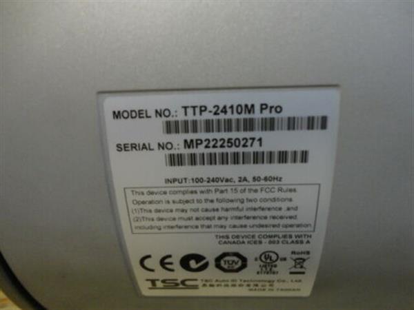 Grote foto tsc ttp 2410m pro barcode label printer usb network computers en software printers