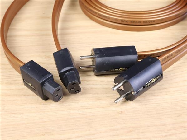 Grote foto wireworld gold electra 5.2 pure silver highend audio power cable 2 0 metre 2 available audio tv en foto onderdelen en accessoires