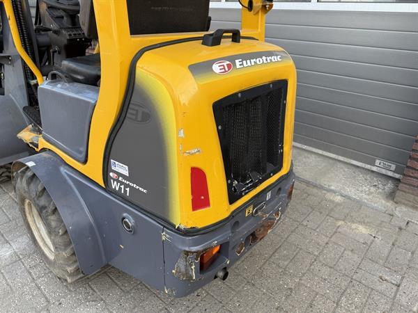 Grote foto eurotrac w11 minishovel kniklader bj 2019 agrarisch shovels