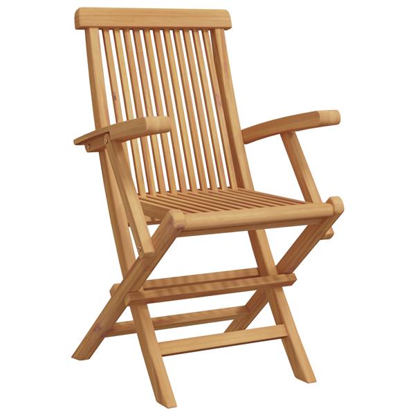 Grote foto vidaxl 3 delige inklapbare tuin bistro set massief hout acacia tuin en terras tuinmeubelen