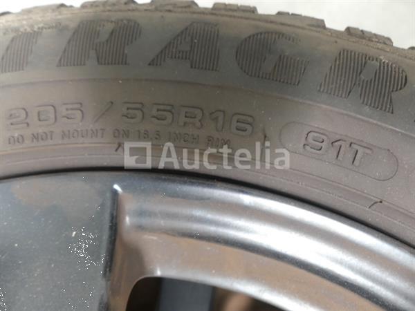 Grote foto 4 banden op velgen voor ford goodyear 205 55r16 91t winter agrarisch wielen