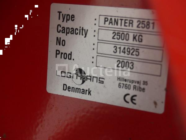 Grote foto handmatige pallettruck logitrans panter 2581 doe het zelf en verbouw hefwerktuigen