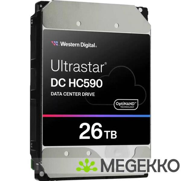 Grote foto western digital dc hc590 interne harde schijf 26 tb 7200 rpm 3.5 sata computers en software overige computers en software