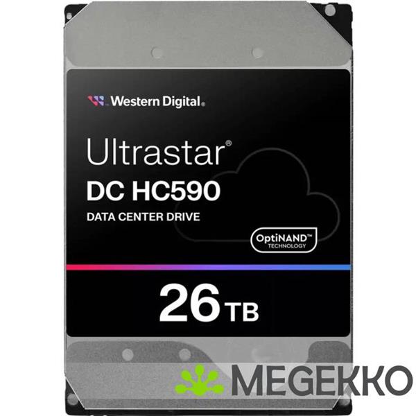 Grote foto western digital dc hc590 interne harde schijf 26 tb 7200 rpm 3.5 sata computers en software harde schijven