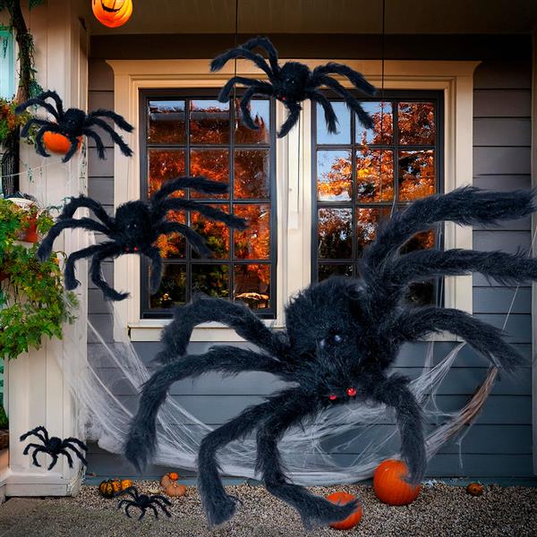 Grote foto black spider 150 cm verzamelen overige verzamelingen