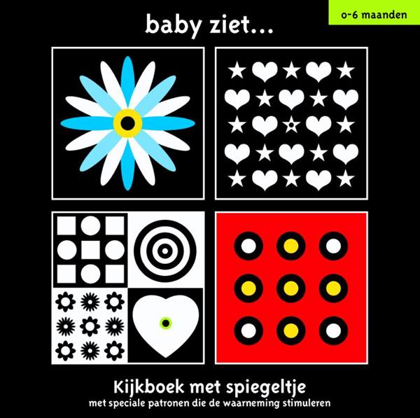 Grote foto kijkboek met spiegeltje 0 6 maanden baby ziet... boeken jeugd 13 jaar en ouder