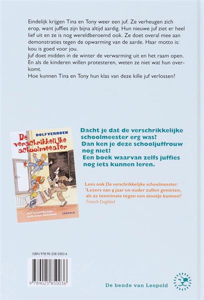 Grote foto de verschrikkelijke schooljuffrouw de bende van leopold boeken jeugd 13 jaar en ouder
