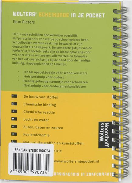 Grote foto wolters scheikunde in je pocket boeken overige boeken