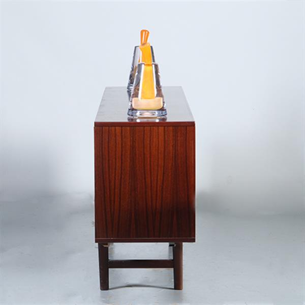 Grote foto vintage dressoir door fristho in palissander met grote bar 2 laden en 3 deuren ca 1965 no.301860 antiek en kunst stoelen en banken