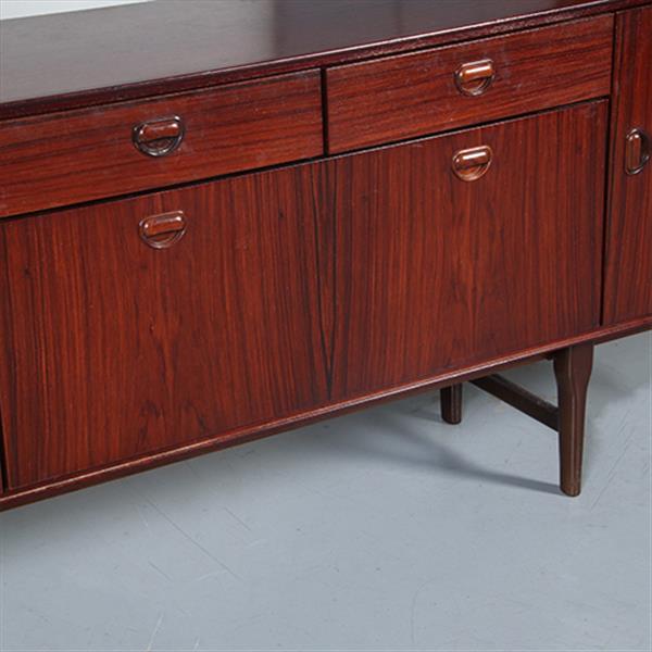 Grote foto vintage dressoir door fristho in palissander met grote bar 2 laden en 3 deuren ca 1965 no.301860 antiek en kunst stoelen en banken