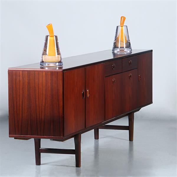 Grote foto vintage dressoir door fristho in palissander met grote bar 2 laden en 3 deuren ca 1965 no.301860 antiek en kunst stoelen en banken